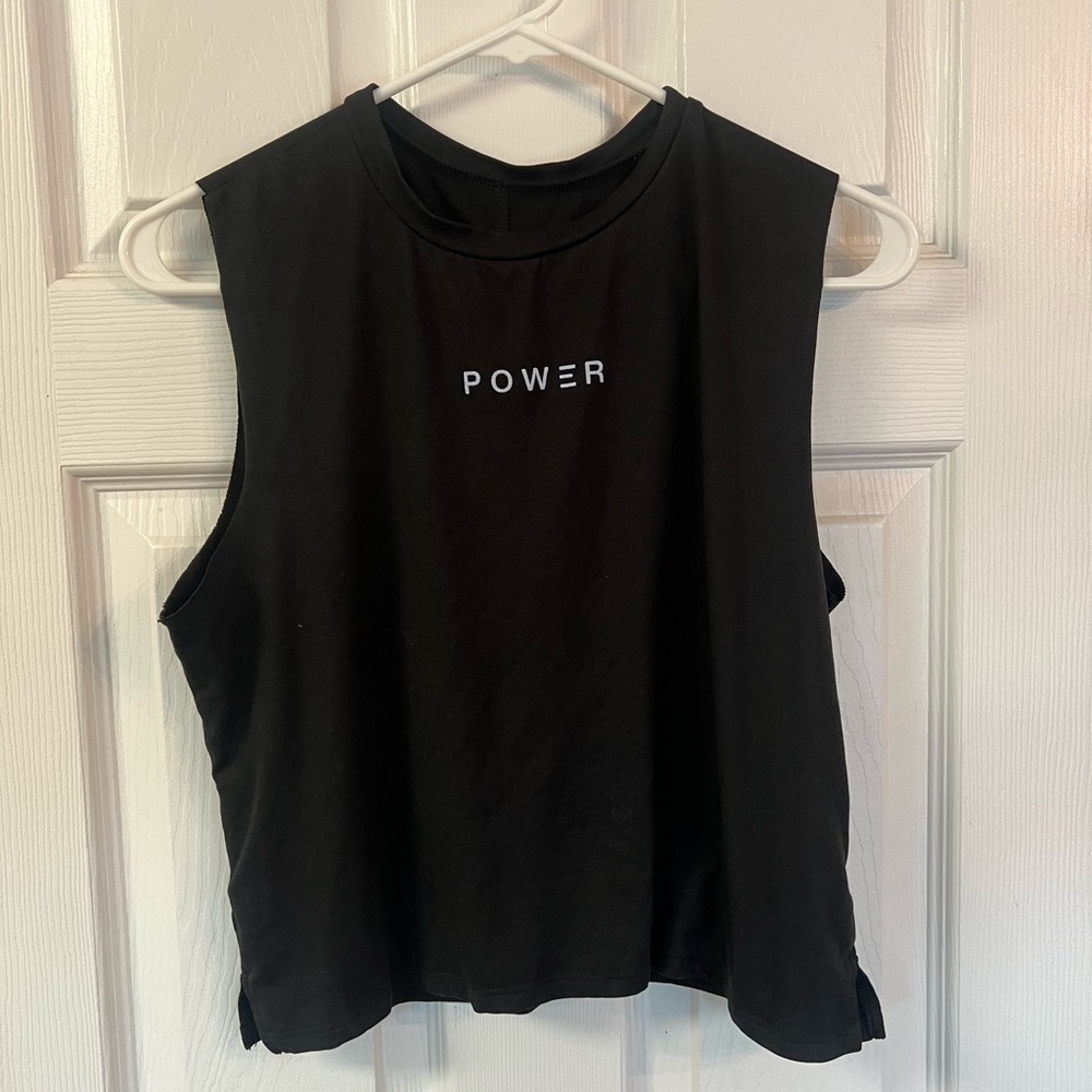 Good hYOUman Lovers of hYOUman Power Yoga Top Size Small